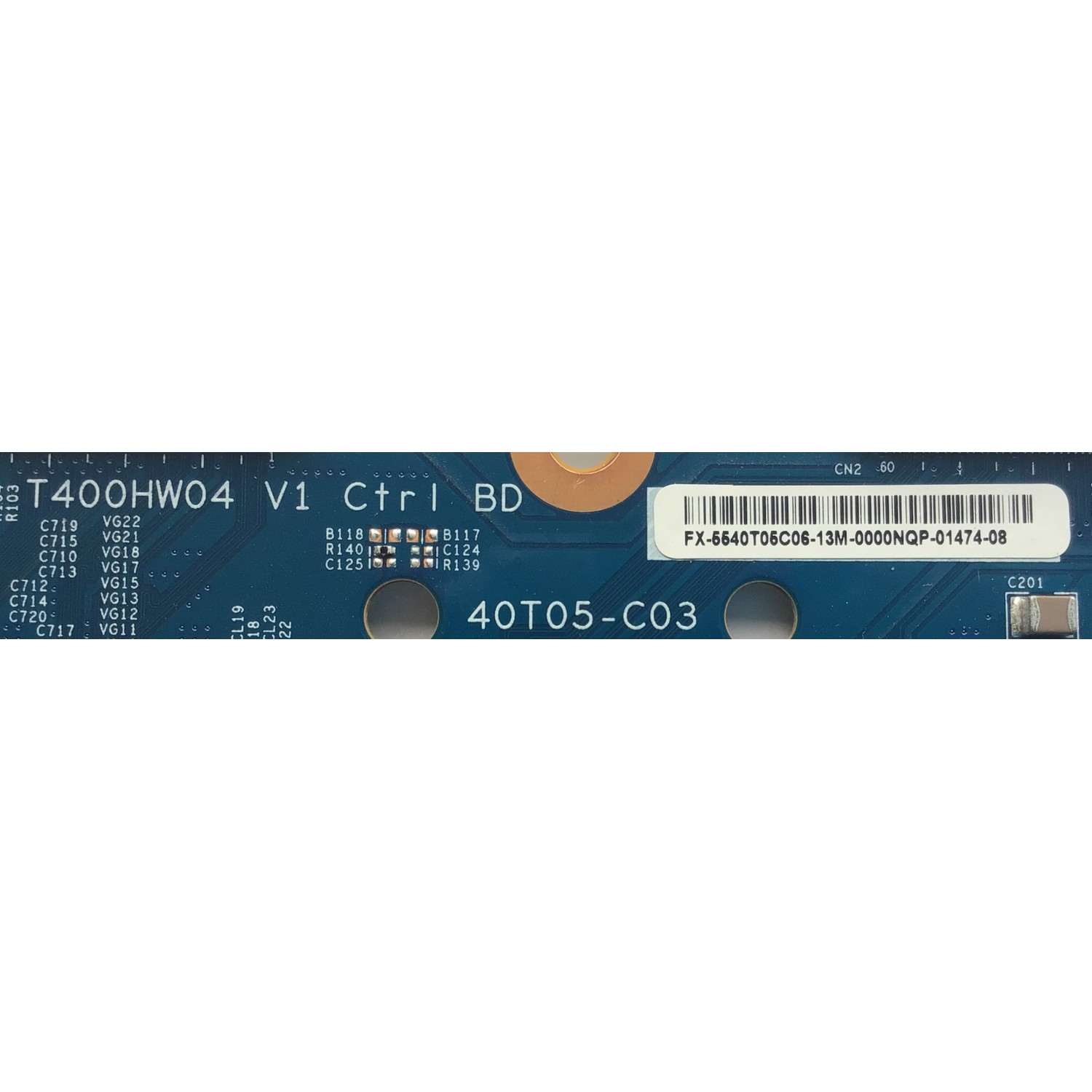 T-CON PARA TV APEX / NUMERO DE PARTE 55.40T05.C06 / 40T05-C03 / 5540T05C06 / T40HW04 V1 CTRL BD / PANEL T400HW04 V.1 / MODELO LE40H88 - Imagen 2